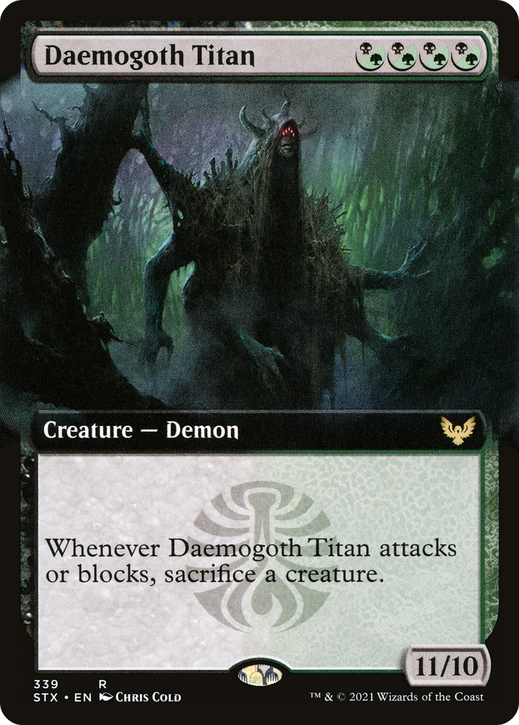 Daemogoth Titan (Extended Art) (339) - Strixhaven: School of Mages