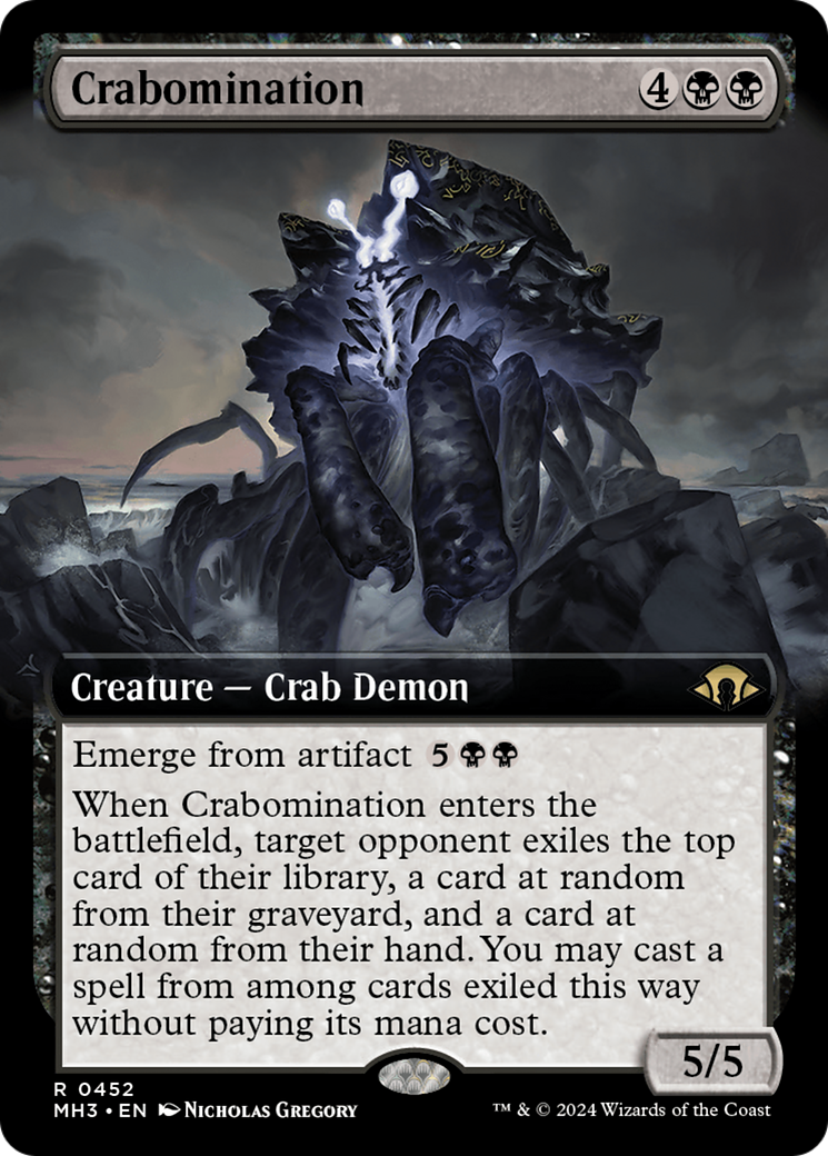 Crabomination (Extended Art) (452) - Modern Horizons 3