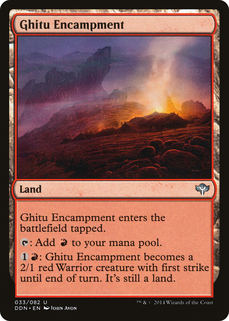 Ghitu Encampment (033) - Duel Decks: Speed vs. Cunning