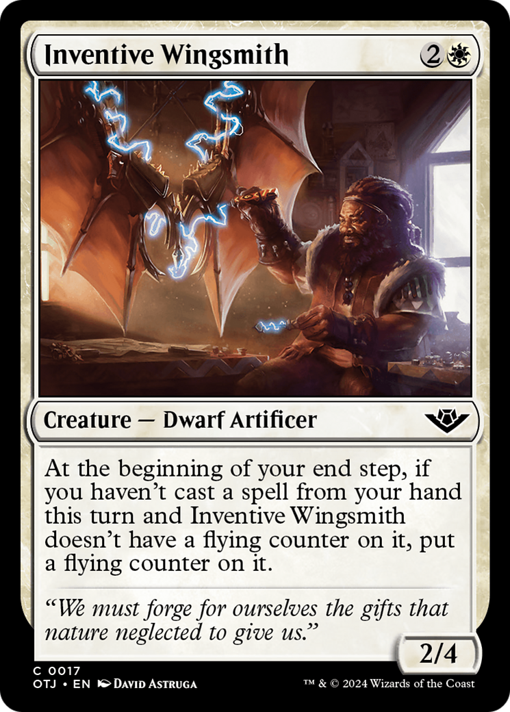 Inventive Wingsmith (017) Foil - Outlaws of Thunder Junction