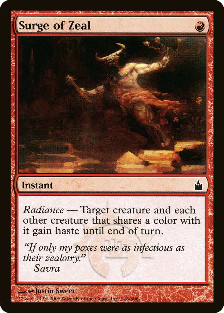 Surge of Zeal (146) Foil - Ravnica: City of Guilds