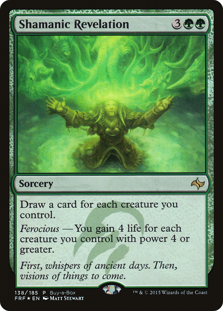 Shamanic Revelation (138) Foil - Fate Reforged Promos
