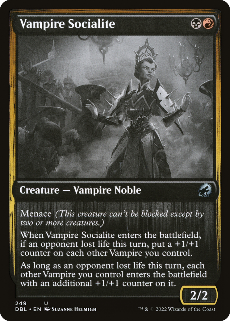 Vampire Socialite (249) Foil - Innistrad: Double Feature
