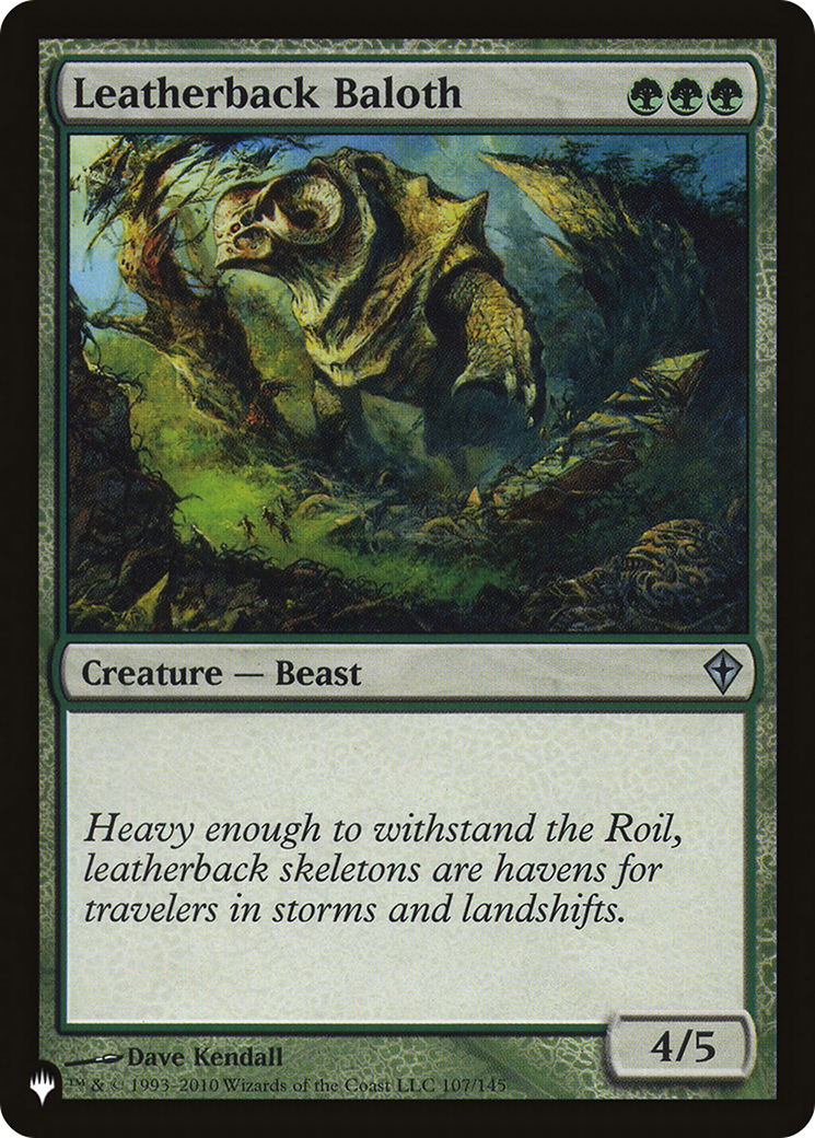 Leatherback Baloth (WWK-107) - The List