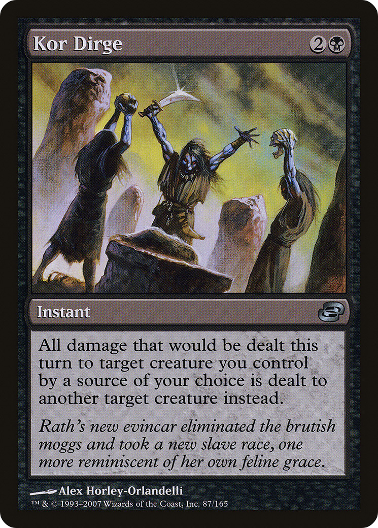 Kor Dirge (087) Foil - Planar Chaos