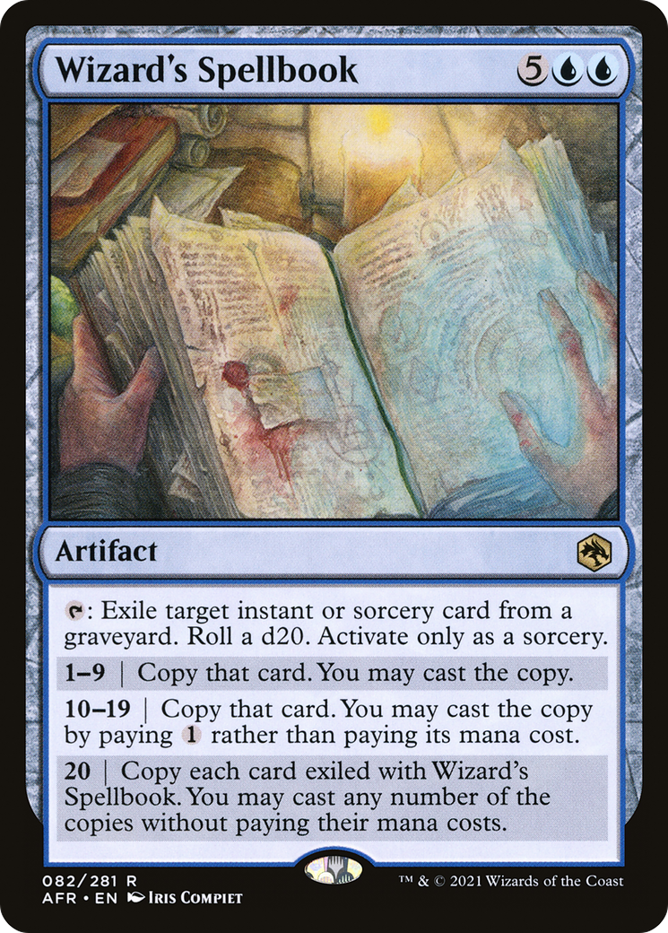 Wizard's Spellbook (082) Foil - Adventures in the Forgotten Realms