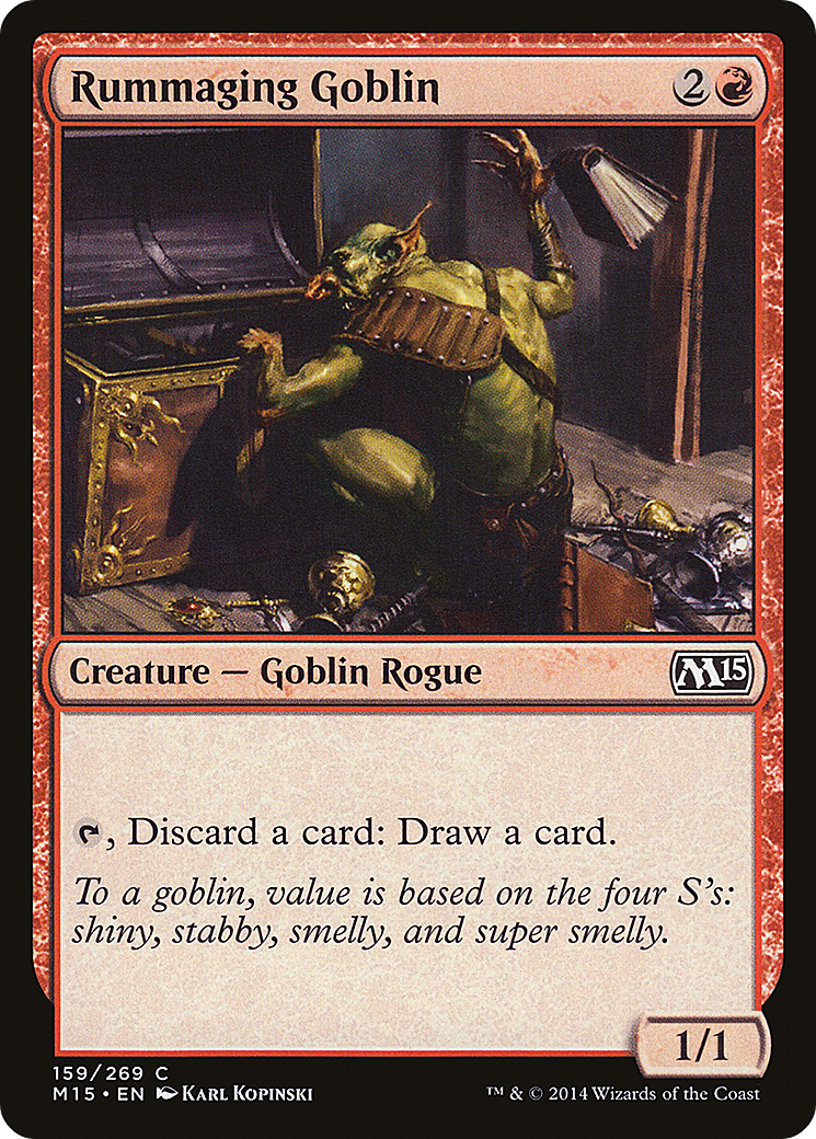 Rummaging Goblin (159) - Magic 2015