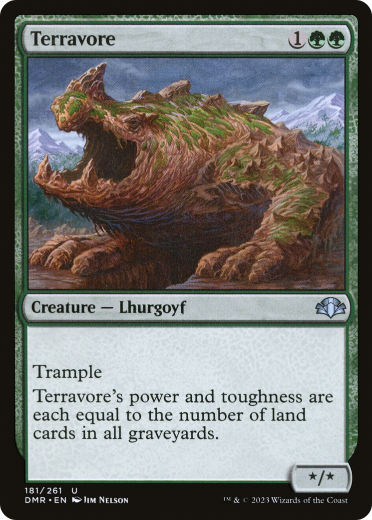 Terravore (181) Foil - Dominaria Remastered