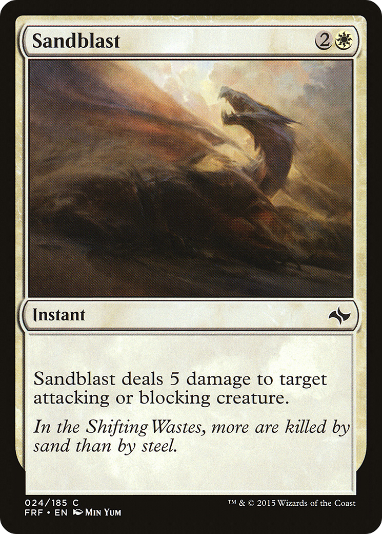 Sandblast (024) Foil - Fate Reforged