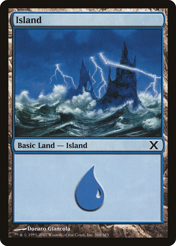 Island (368) Foil - Tenth Edition