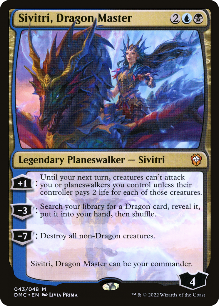 Sivitri, Dragon Master (043) - Dominaria United Commander