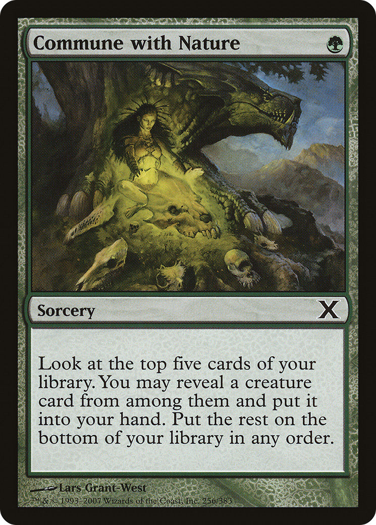 Commune with Nature (256) Foil - Tenth Edition