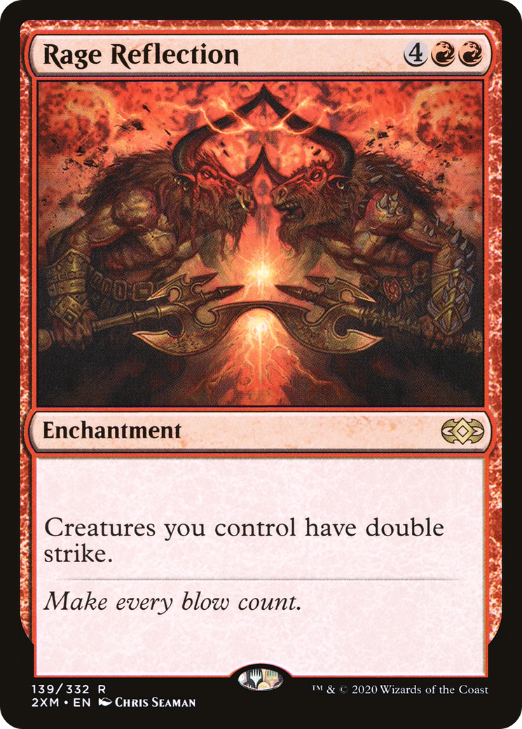 Rage Reflection (139) Foil - Double Masters