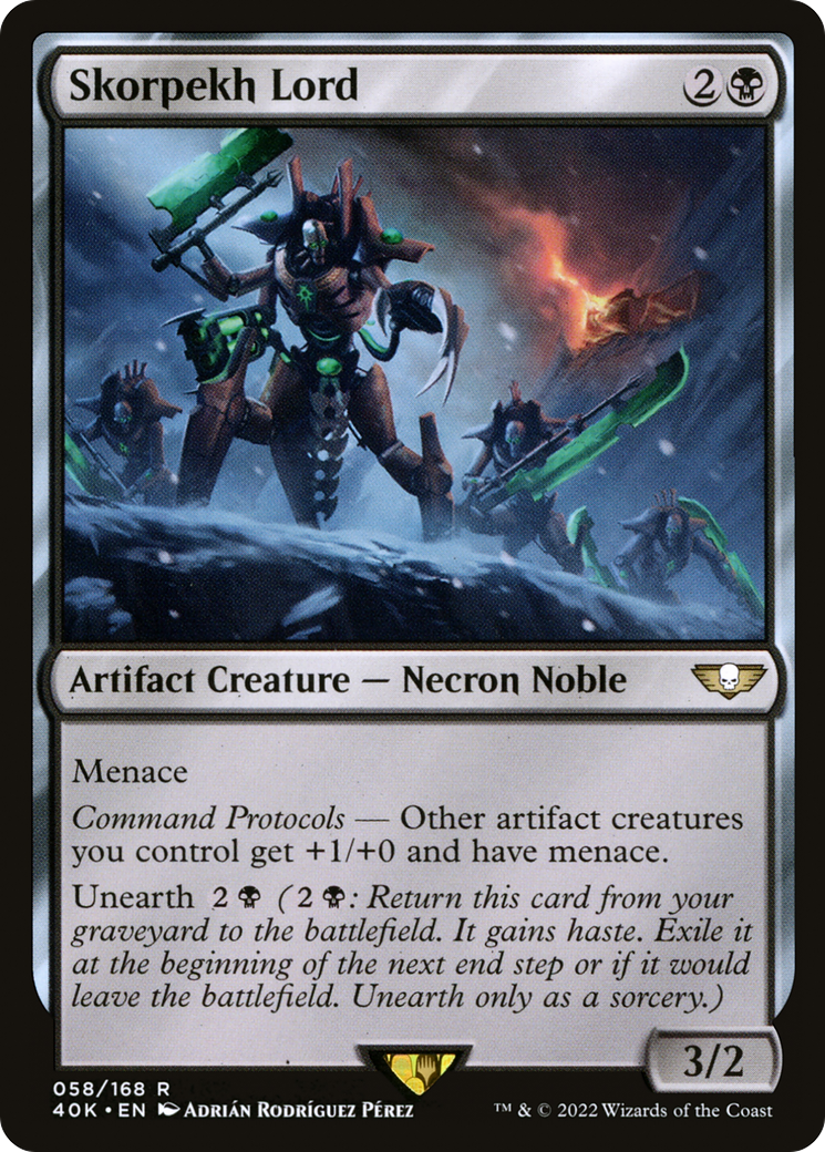 Skorpekh Lord (058) - Warhammer 40,000 Commander