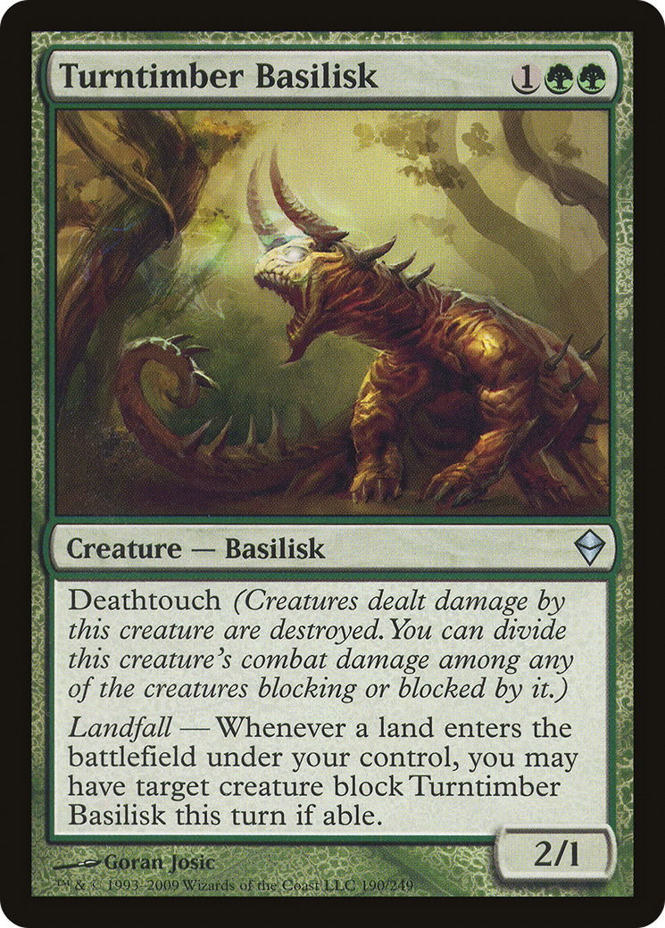 Turntimber Basilisk (190) - Zendikar