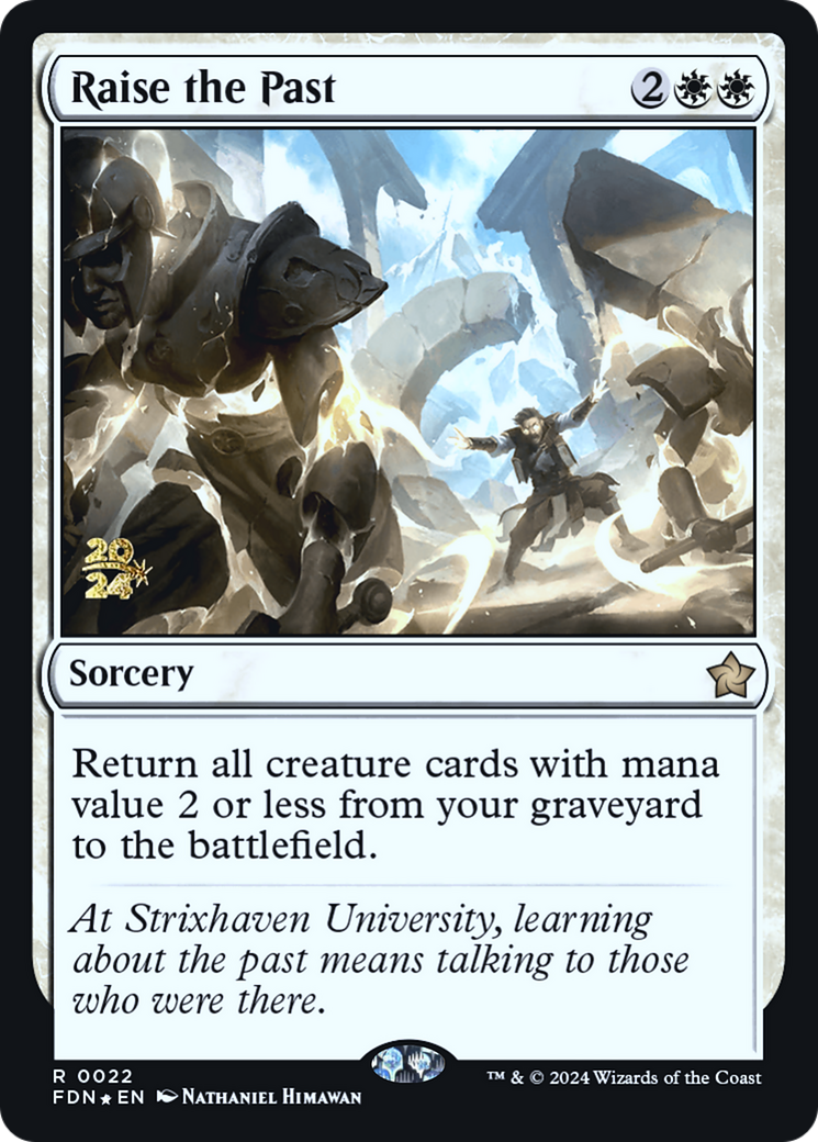Raise the Past (022) Foil - Foundations Promos