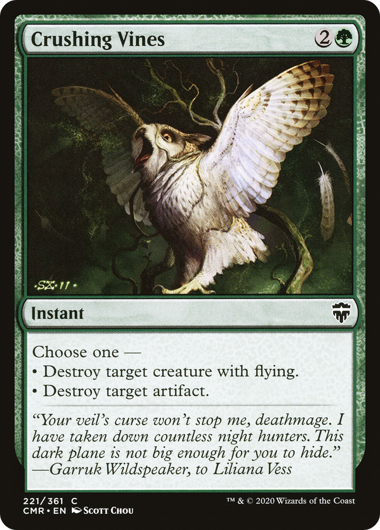 Crushing Vines (221) Foil - Commander Legends