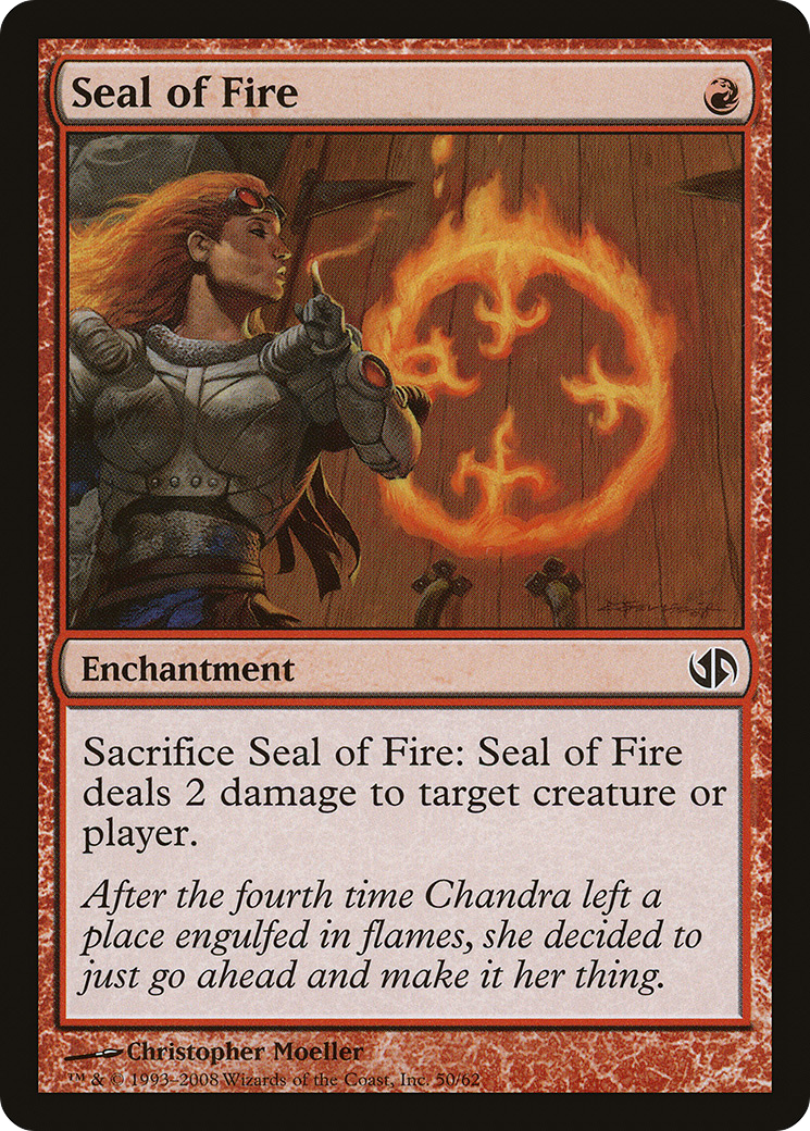 Seal of Fire (050) - Duel Decks: Jace vs. Chandra