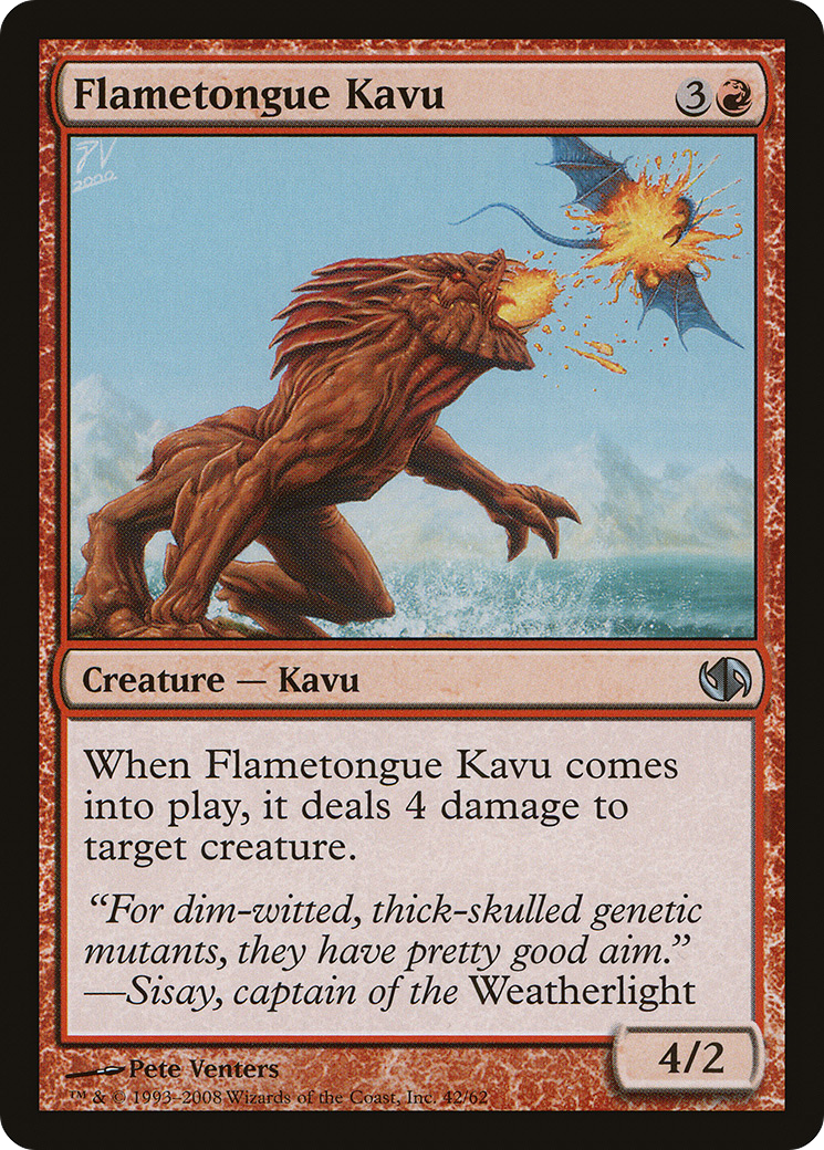 Flametongue Kavu (042) - Duel Decks: Jace vs. Chandra