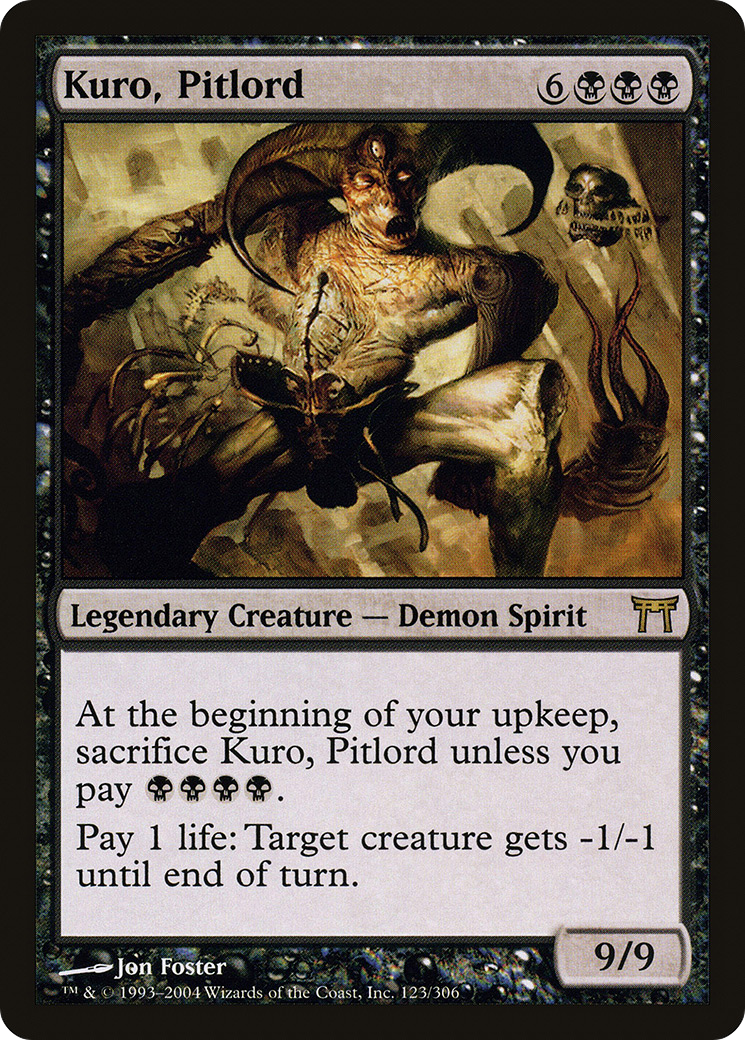 Kuro, Pitlord (123) - Champions of Kamigawa