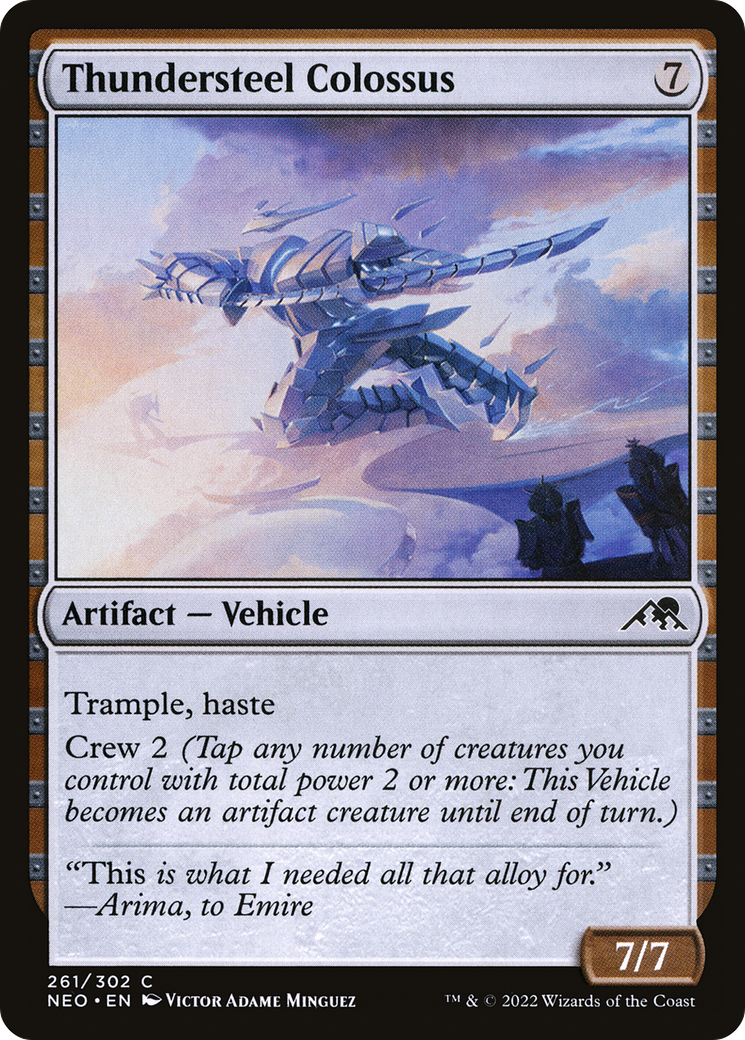 Thundersteel Colossus (261) - Kamigawa: Neon Dynasty