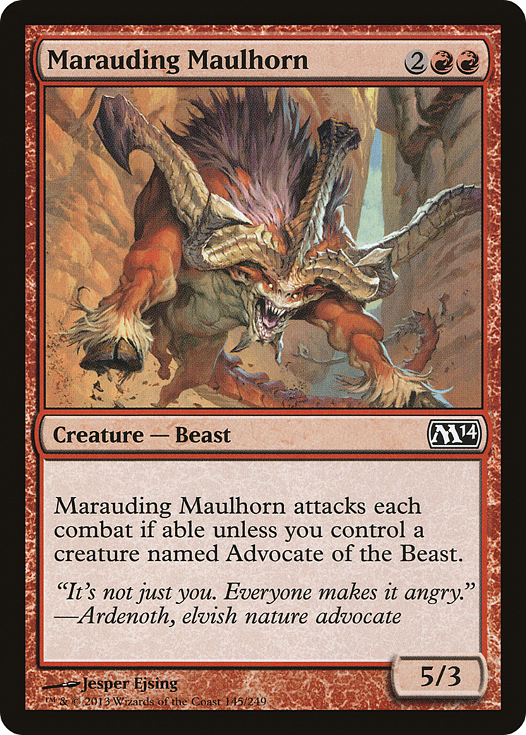 Marauding Maulhorn (145) - Magic 2014