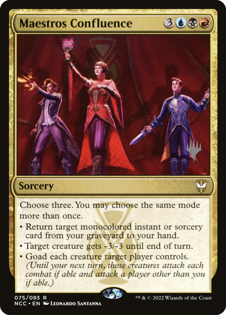 Maestros Confluence (075) Foil - New Capenna Commander Promos