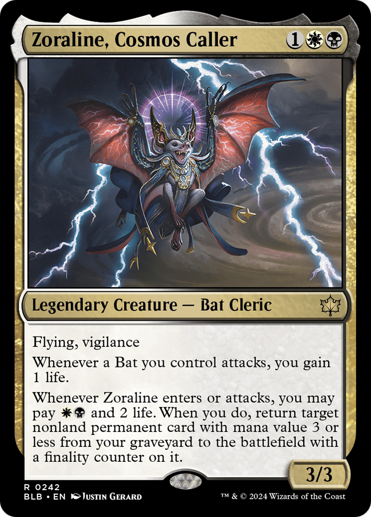 Zoraline, Cosmos Caller (242) Foil - Bloomburrow