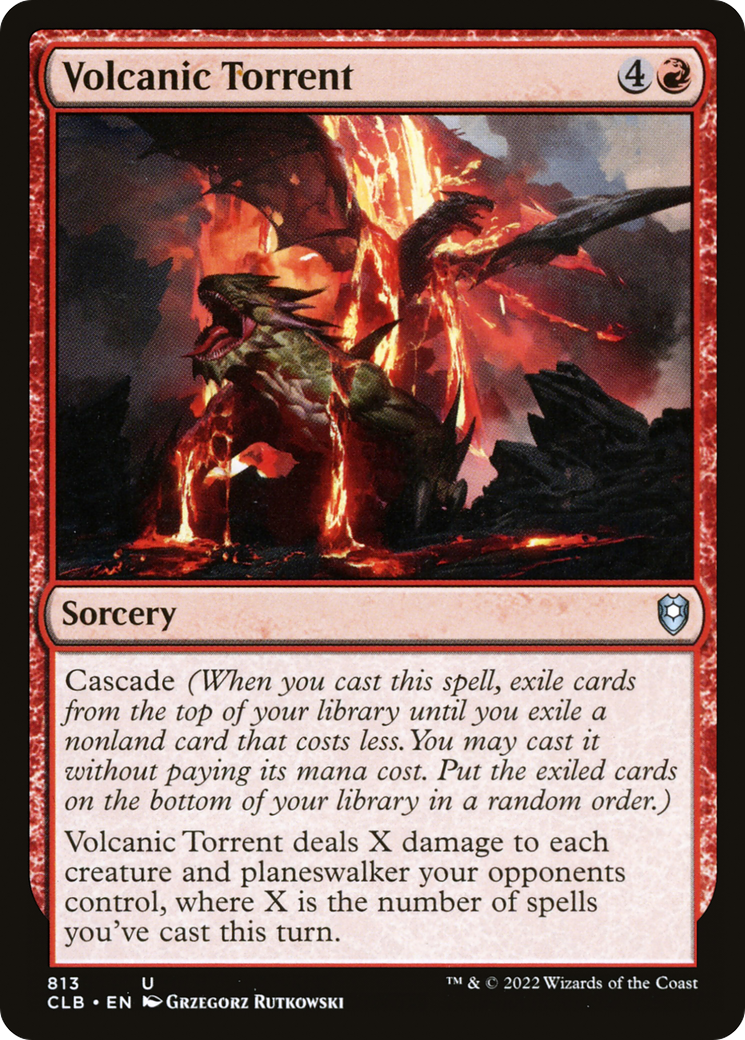 Volcanic Torrent (813) - Commander Legends: Battle for Baldur's Gate