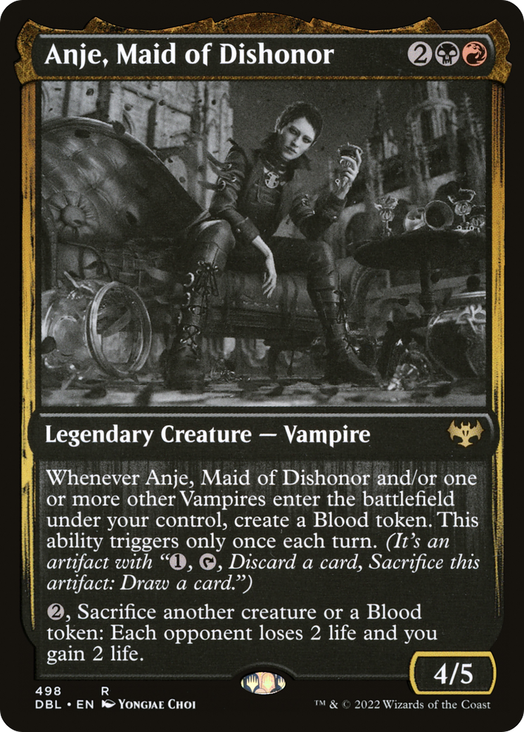 Anje, Maid of Dishonor (498) Foil - Innistrad: Double Feature
