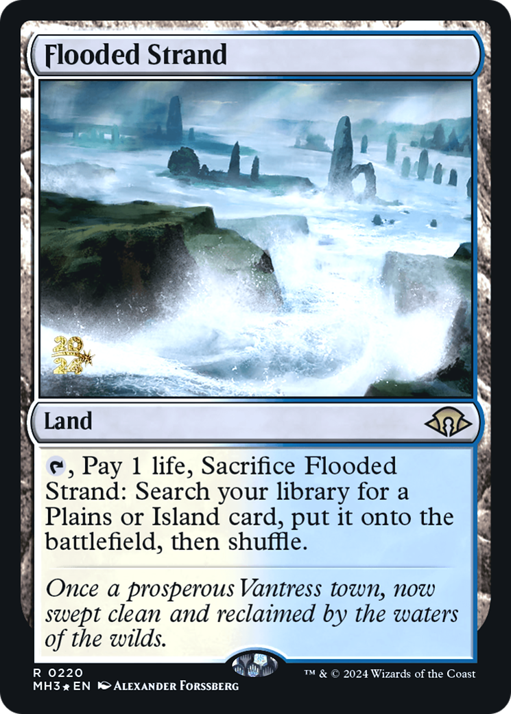 Flooded Strand (220) Foil - Modern Horizons 3 Promos