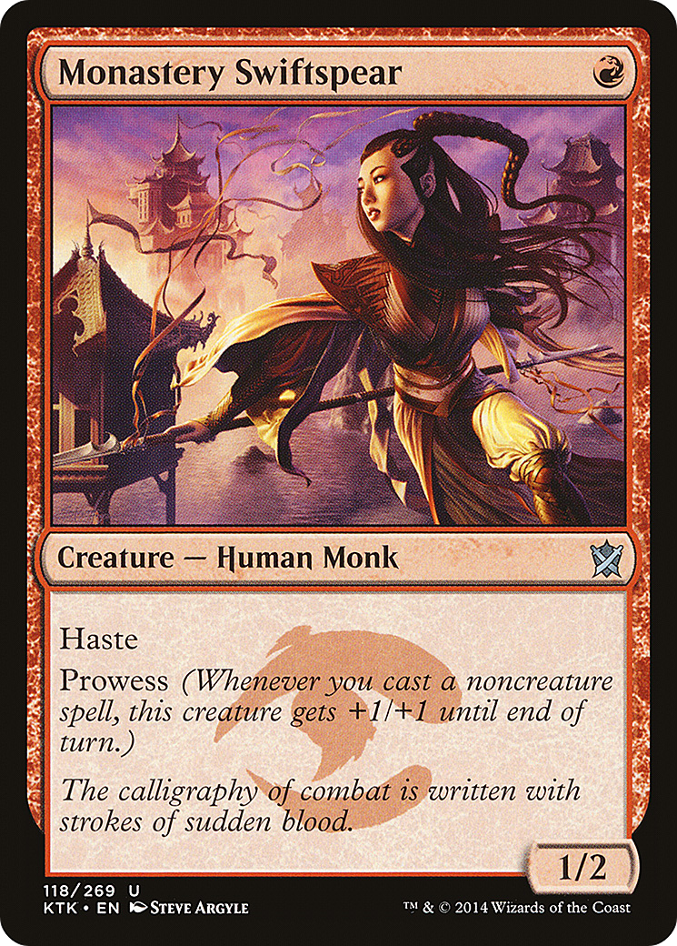 Monastery Swiftspear (118) Foil - Khans of Tarkir