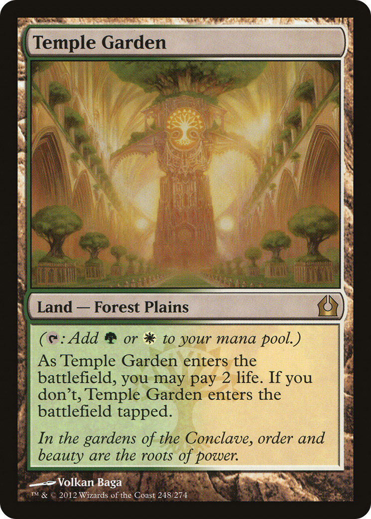 Temple Garden (248) Foil - Return to Ravnica