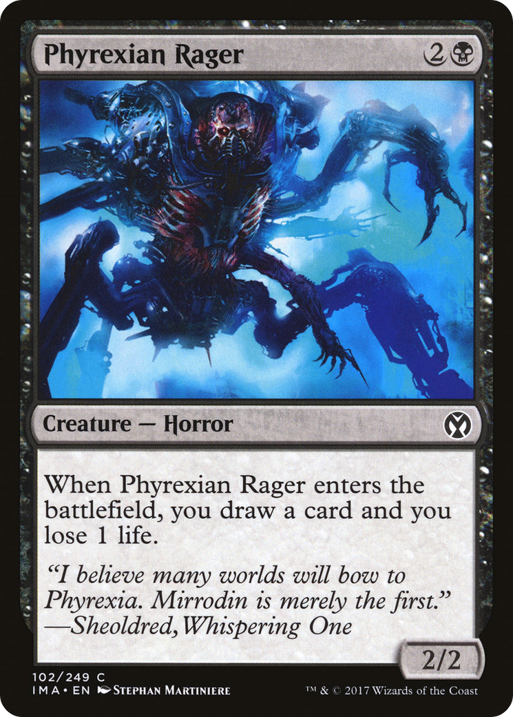 Phyrexian Rager (102) - Iconic Masters