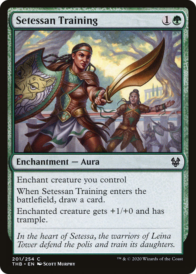 Setessan Training (201) Foil - Theros Beyond Death