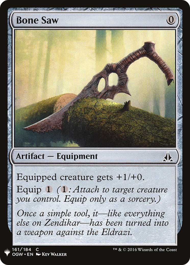 Bone Saw (OGW-161) - The List