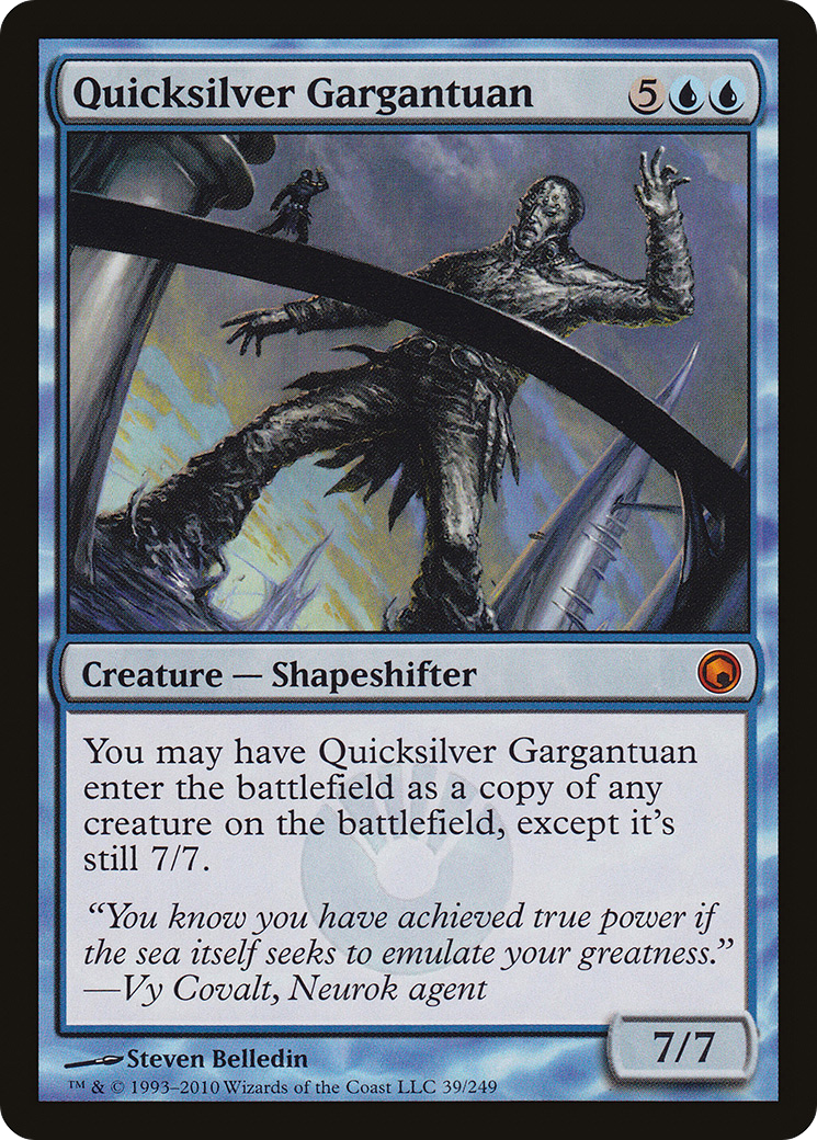 Quicksilver Gargantuan (039) Foil - Scars of Mirrodin
