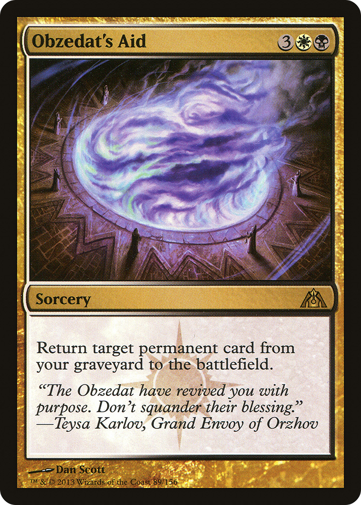 Obzedat's Aid (089) Foil - Dragon's Maze