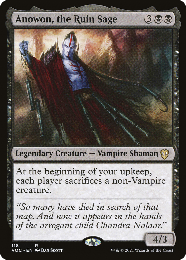 Anowon, the Ruin Sage (118) - Crimson Vow Commander