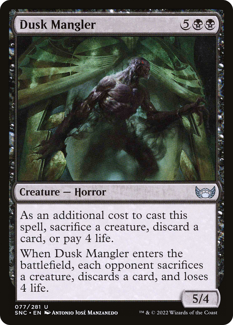 Dusk Mangler (077) Foil - Streets of New Capenna
