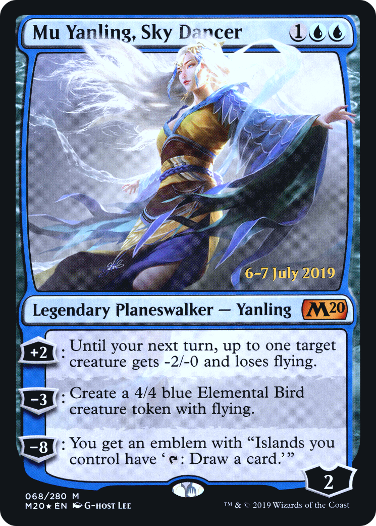 Mu Yanling, Sky Dancer (068) Foil - Core Set 2020 Promos
