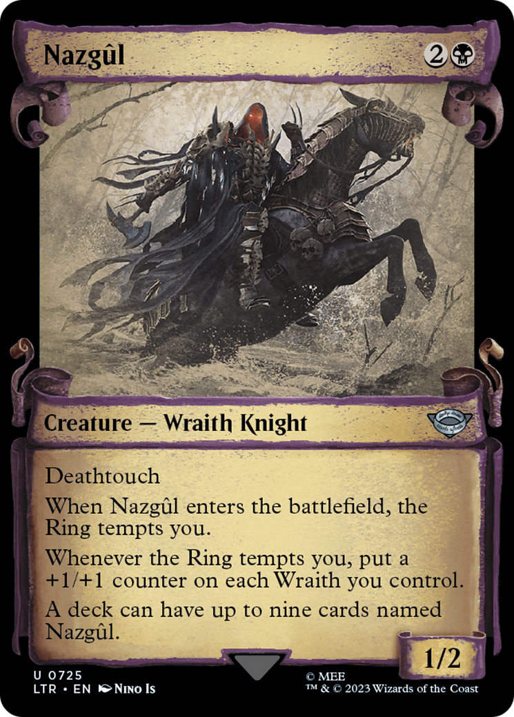 Nazgul (Showcase Scrolls) (Showcase) (725) Foil - The Lord of the Rings: Tales of Middle-earth