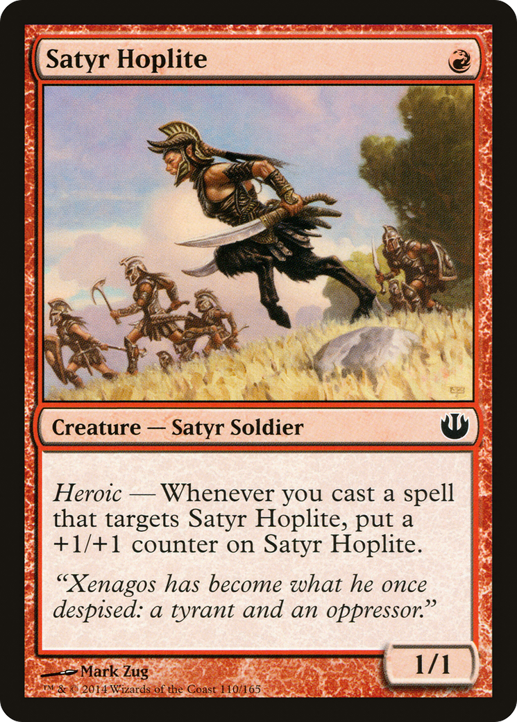 Satyr Hoplite (110) - Journey into Nyx