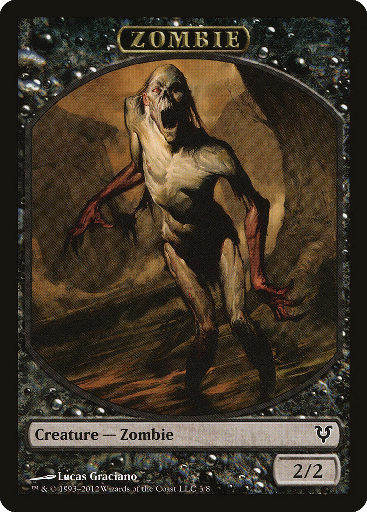 Zombie Token (006) - Avacyn Restored Tokens