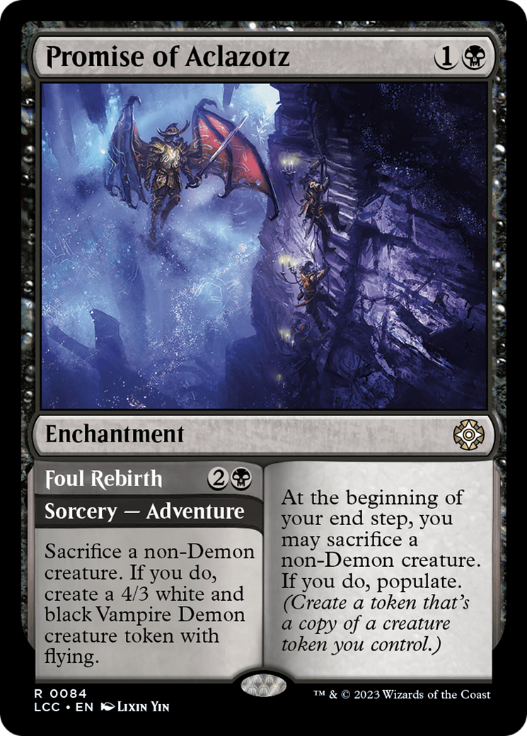 Promise of Aclazotz (084) - The Lost Caverns of Ixalan Commander