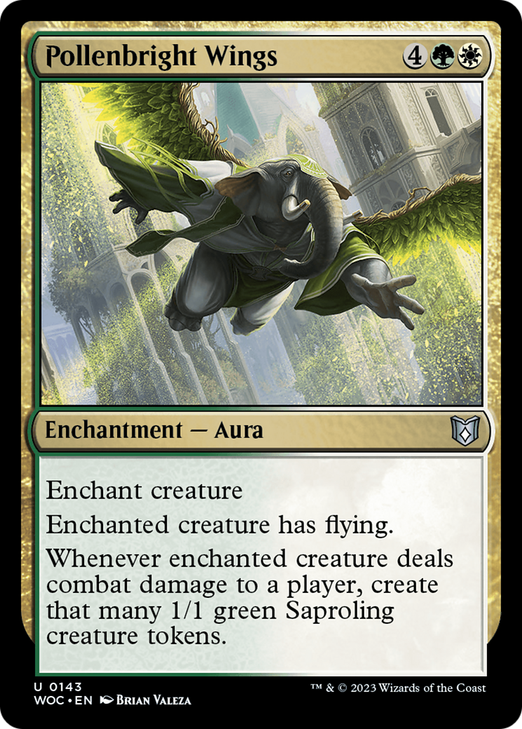Pollenbright Wings (143) - Wilds of Eldraine Commander