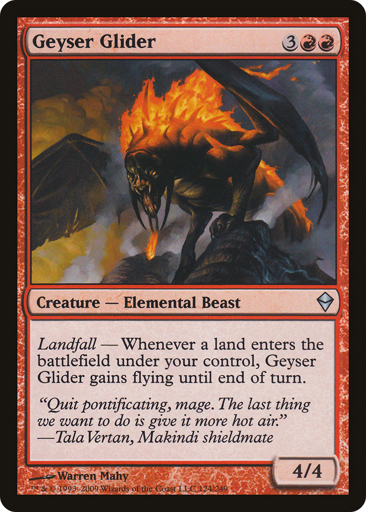 Geyser Glider (124) - Zendikar