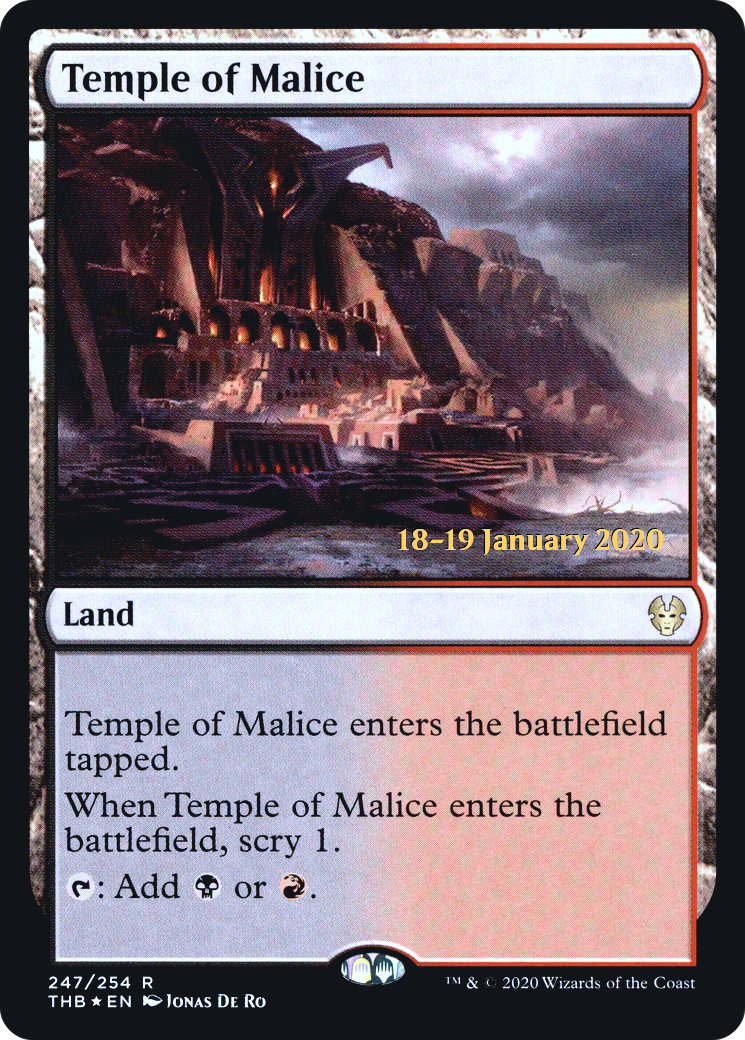 Temple of Malice (247) Foil - Theros Beyond Death Promos