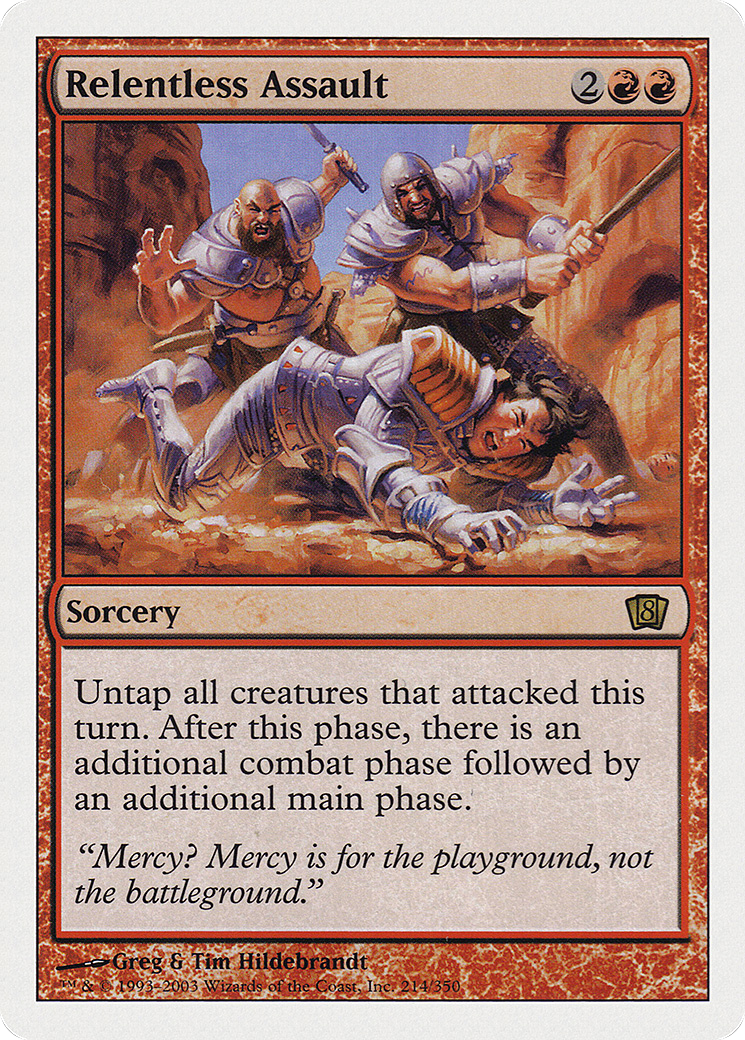 Relentless Assault (214) - Eighth Edition