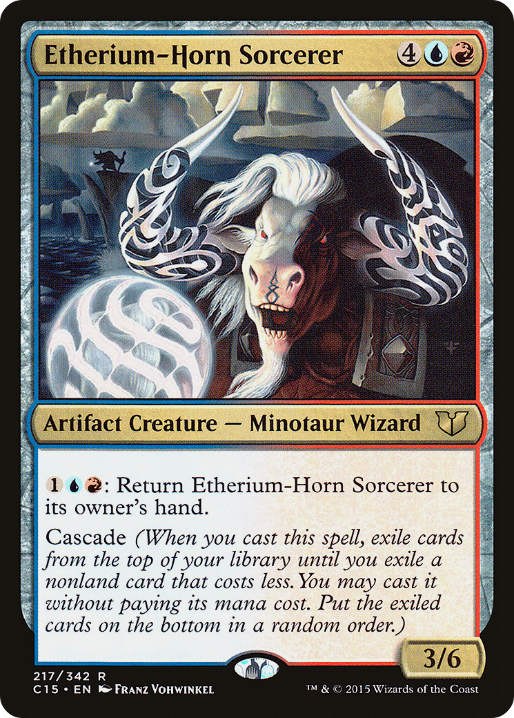 Etherium-Horn Sorcerer (217) - Commander 2015